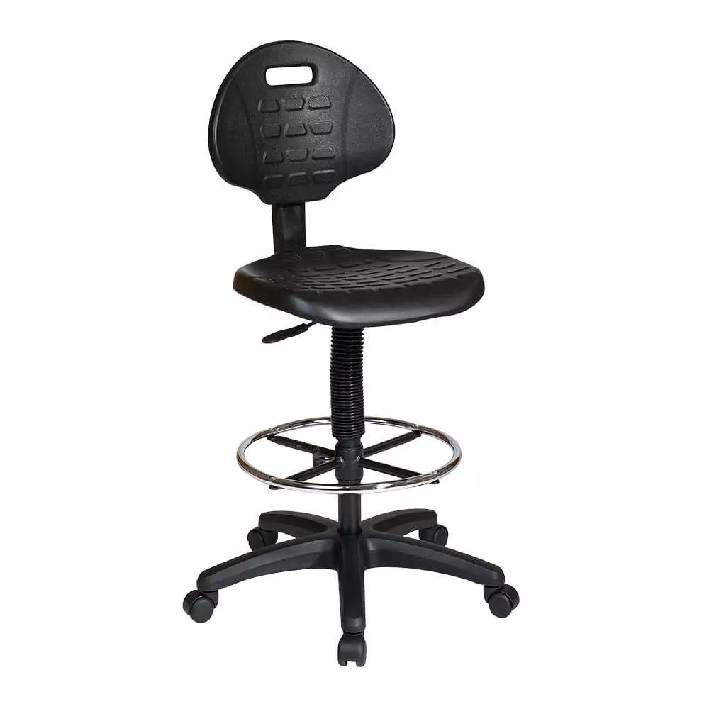 Premium Urethane Stool with adjustable footrest