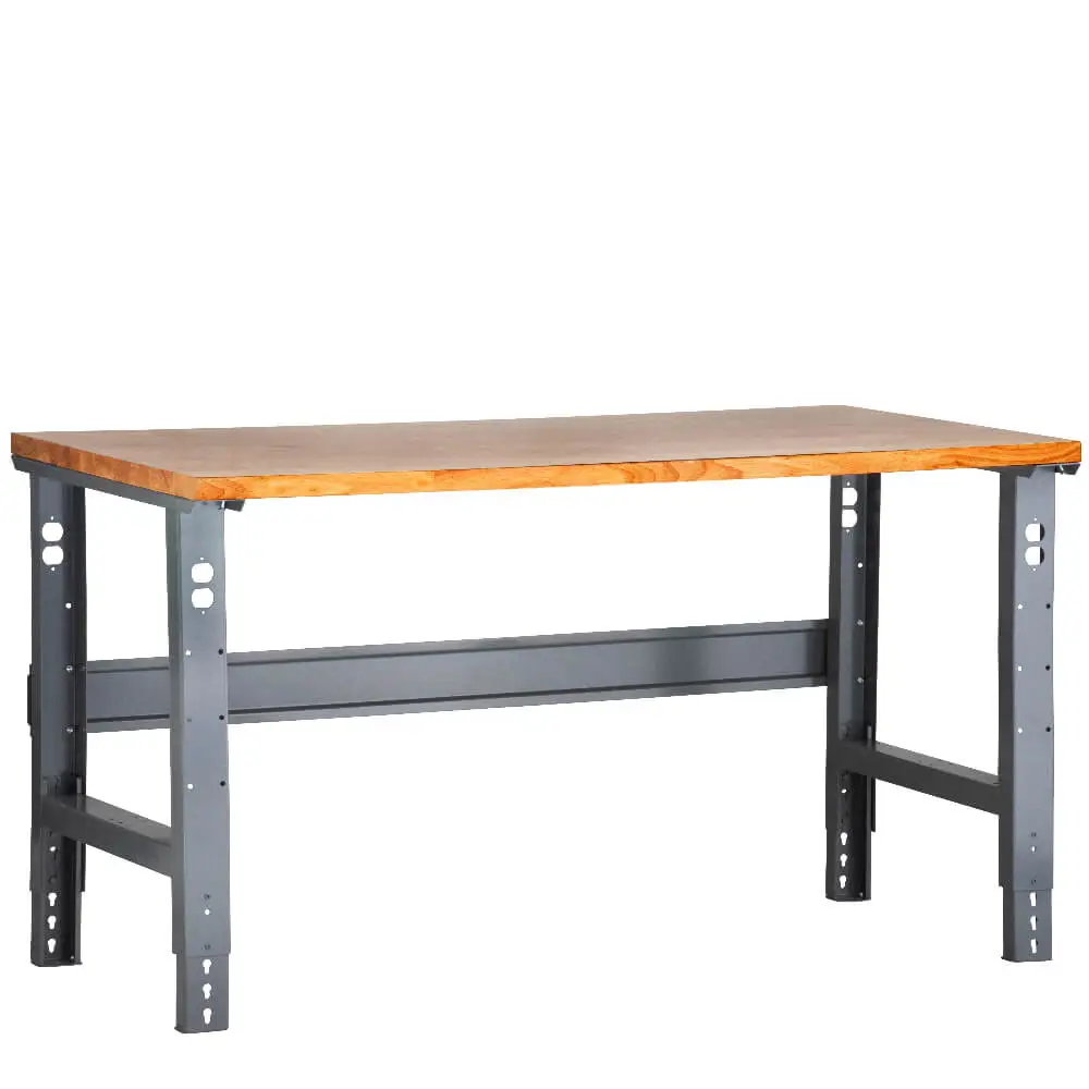 Adjustable Height Maple Top Workbench
