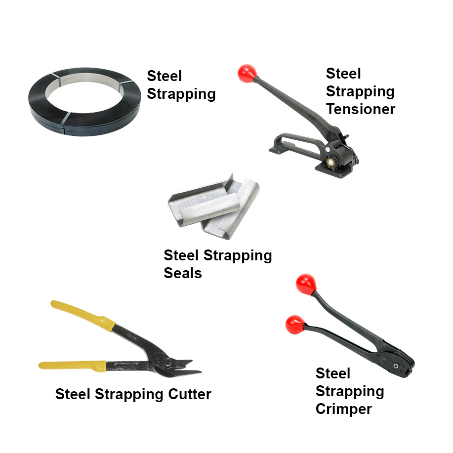 Steel strapping tools